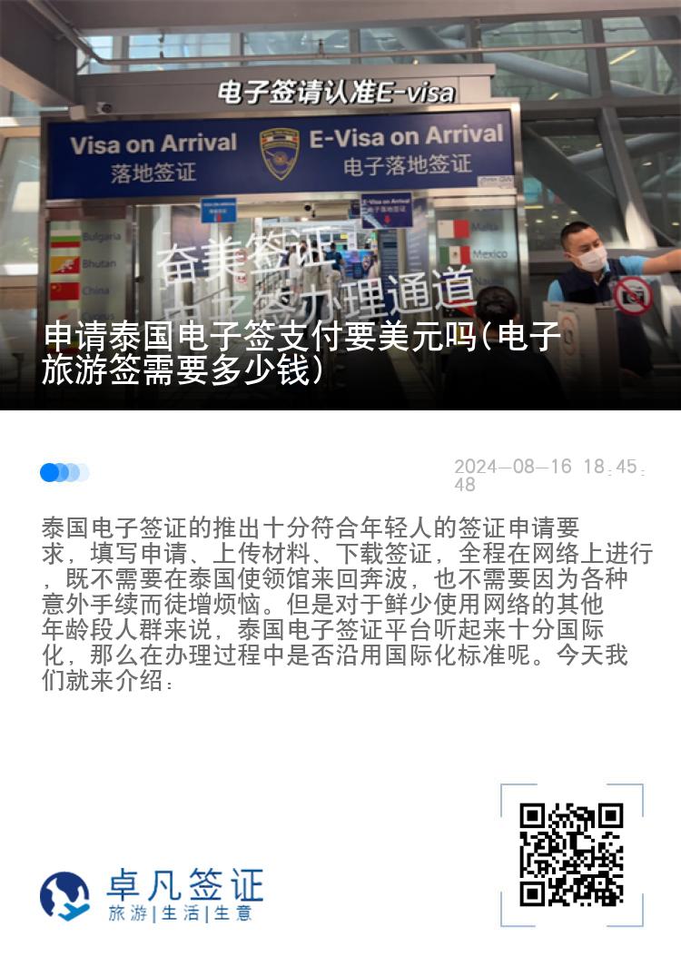 申請?zhí)﹪娮雍炛Ц兑涝獑?電子旅游簽需要多少錢)